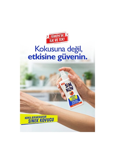 Sinkov Comfort Yakarca Sinek Kene Kovucu Vücut Sprey 100ml - Ciltte Koku Bırakmayan Koruma