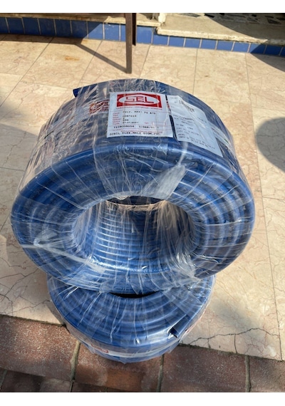 Sel 8 Mm 100 Mt Basınçlı İlaçlama Hortumu Pres Başlıklı