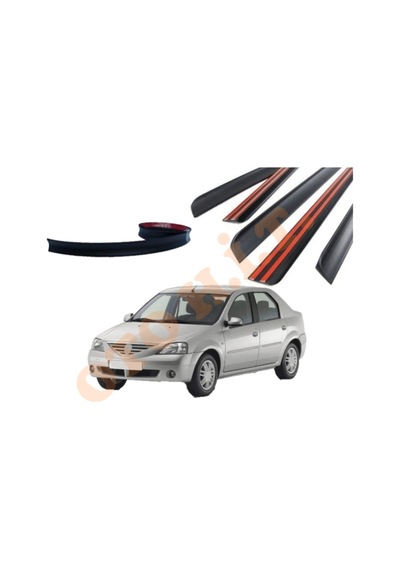 Dacia Logan Sedan Uyumlu Bagaj Üstü Spoiler Mat Siyah