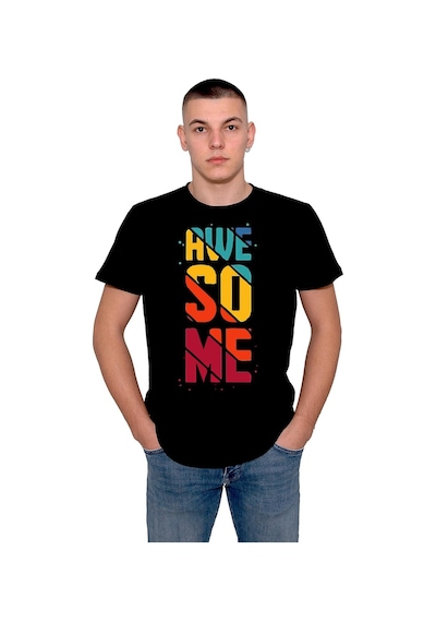 Awe Some Mükemmel Retro Tişört Unisex T-shirt 001