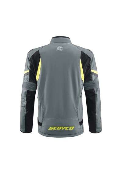 Scoyco JK176 - 4 Mevsim Mont Gri - Sarı - Siyah