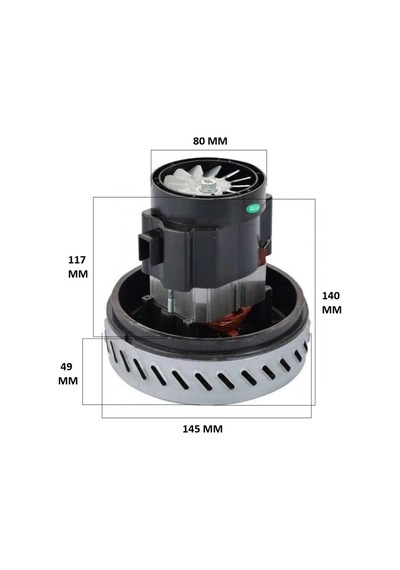Arzum Uyumlu Privato Süpürge Motoru 1400W Ht100