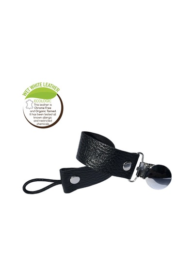 Kidful Bitkisel Boyalı Emzik Askısı - Charcoal Bej - Gri