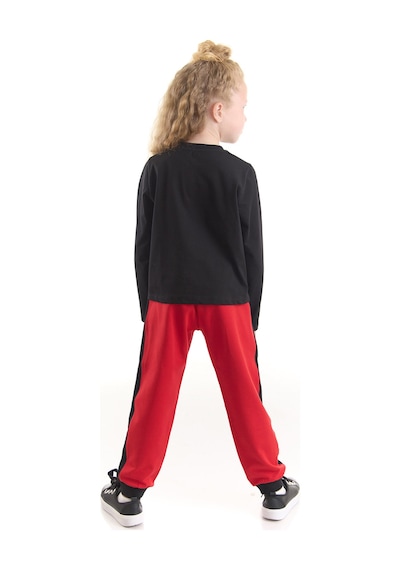 Denokids Rock Kedi Kız Çocuk Pantolon T-shirt Takım