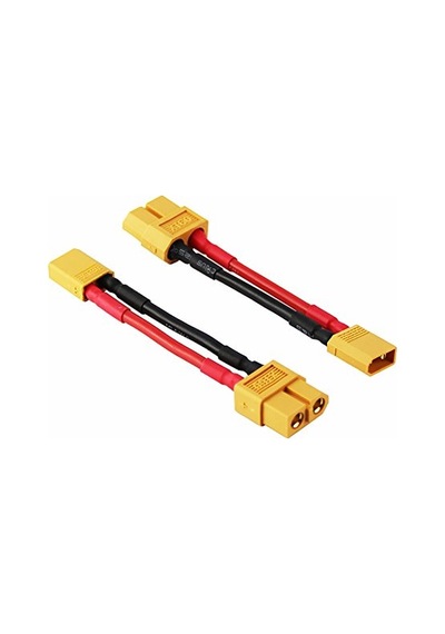 3 Adet Erkek Xt-30 Kadın Xt-60 Fiş Adaptörü Xt30 Xt60 Fpv 16awg 1.96 İnç Kablo 3'lü Paket
