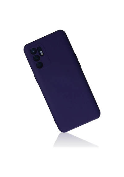 Newface - 720 - Oppo Reno 6 Kılıf Nano İçi Kadife Silikon - Aconcept - - Mor