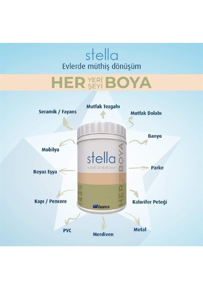 Bianca Stella Yeni Nesil Dönüşüm Boyası 1l - Her Yeri Boya 1 L