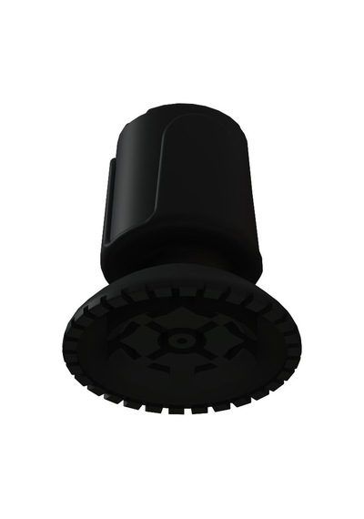 Cateksss Baston Lastiği Kanedyen Koltuk Değneği Lastiği Yayvan 19 Mm Siyah - Yürüme Aparatı & Bastonlar - 54 Lü Paket
