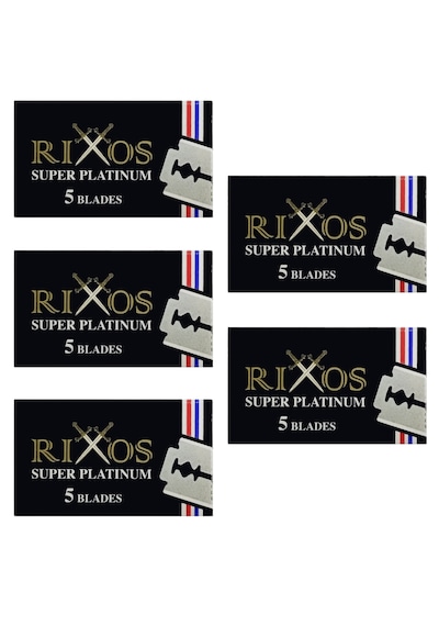 Rixos Super Platinum Çift Taraflı Yaprak Jilet 5 Adet 5'li Kutu 25 Adet Jilet