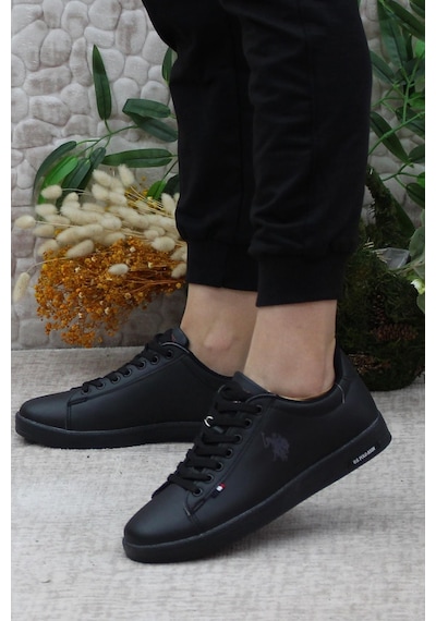 U.s. Polo Assn. Franco 3pr Anatomik Orijinal Ürün Rahat Unisex Sneaker Ayakkabı Siyah