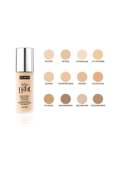 Pupa Active Light Fondöten Spf10 No:051 30 ML