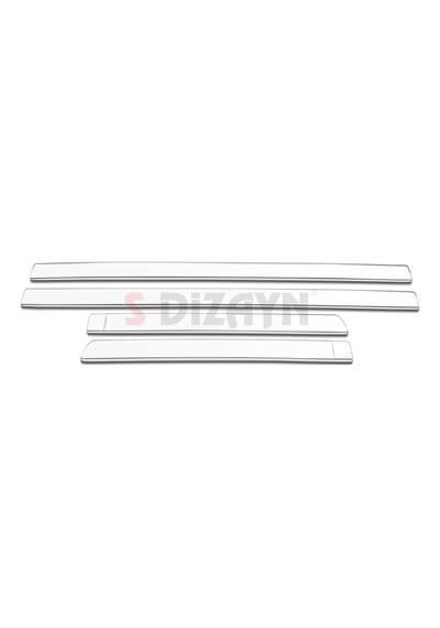 S-Dizayn Ford Focus 2 Krom Yan Kapı Çıtası 4 Prç 2005-2008