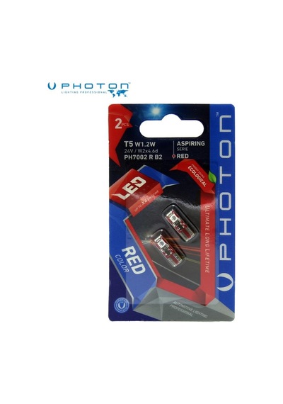 Photon 24v T5 Led Ampul Kırmızı 2 Ad
