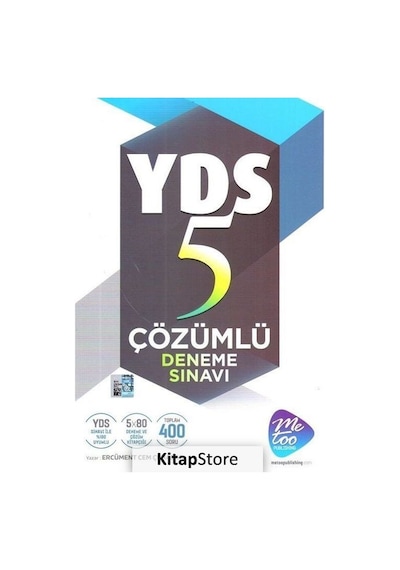 YDS 5 Çözümlü Deneme Sınavı 9606 -  Murat Yayınları