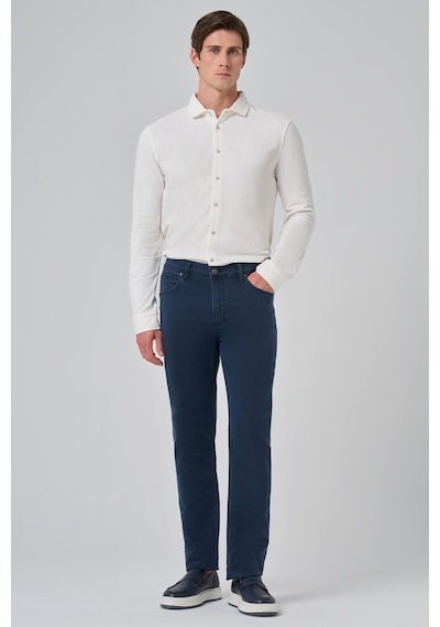 Morven Erkek Lacivert Denim 5 Cep Dynamic Fit Jean Kot Pantolon 26ms003008200 Lacivert