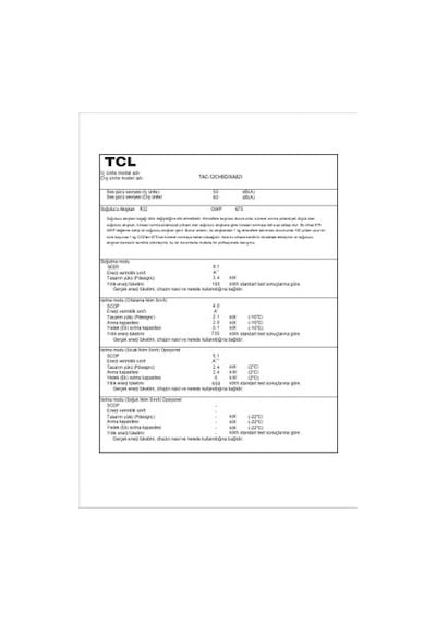 Tcl Elite TAC-12CHSD-XA82I A++ Enerji Sınıfı 12000 BTU Inverter Duvar Tipi