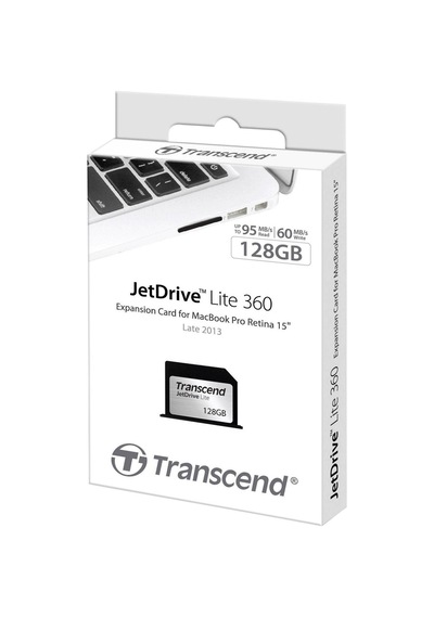 Transcend TS128GJDL360 128GB JetDriveLite 360 rMBP 15" 13-M14 Apple Uyumlu MacBook Hafıza Artırma Kartı