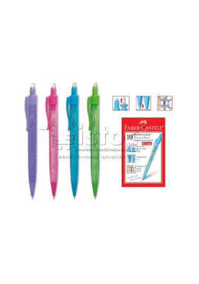4 Adet Tri Click Versatil Kalem 0.7 Mm Karışık