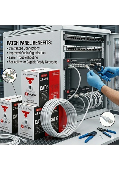 305m Cat6 Cat 6 Kablo - 23 Awg - Ethernet İnternet Kablosu Cat 6e 39215218
