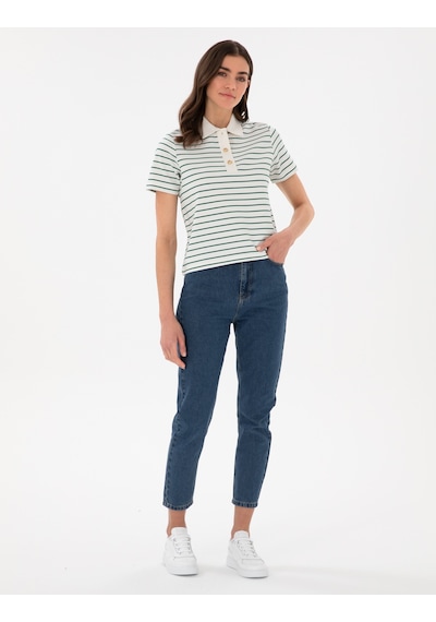Pierre Cardin Kadın Mavi Pantolon Jean 50306941-vr036 Mavi