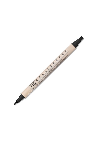 Zig Kaligrafi Kalemi Çift Uçlu 3400 010 Black