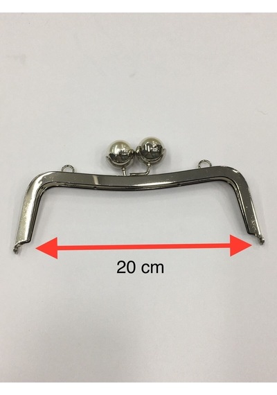 Karantuhafiye Çanta Ve Cüzdan Klipsi Burs Incili Model 20 Cm Gümüş Gümüş