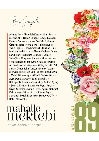 Mahalle Mektebi Dergi 89.sayı Mayıs-haziran 2026