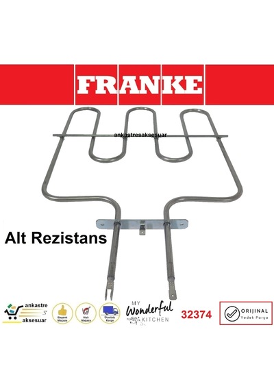 Franke Uyumlu Dominox Ankastre Fırın Alt Rezistans / Isıtıcı -