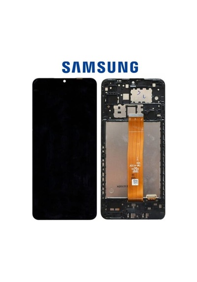 Samsung Galaxy A02 Sm-a022 Çıtalı Lcd Ekran Siyah