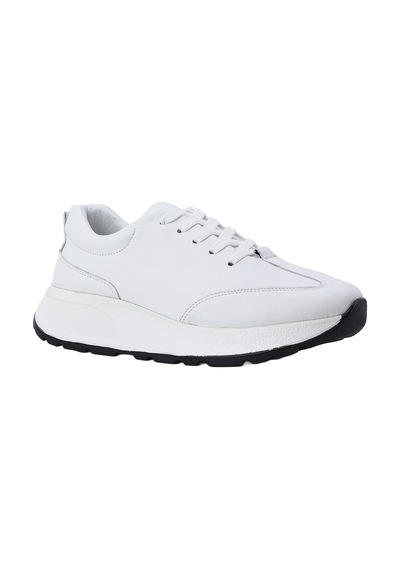 Albishoes Albini Kadın Hakiki Deri Günlük Spor Ayakkabı Beyaz