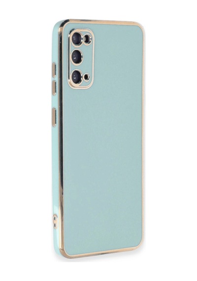 Newface Samsung Galaxy S20 Kılıf Volet Silikon - Açık Yeşil