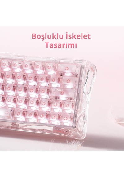 Gravastar Mercury V60 Kablolu Manyetik Gaming İngilizce Q Klavye, M2 Kablosuz Optik Mouse Ve Mousepa