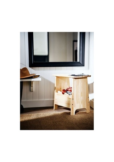 Ikea Perjohan Ahşap Tabure, Çam