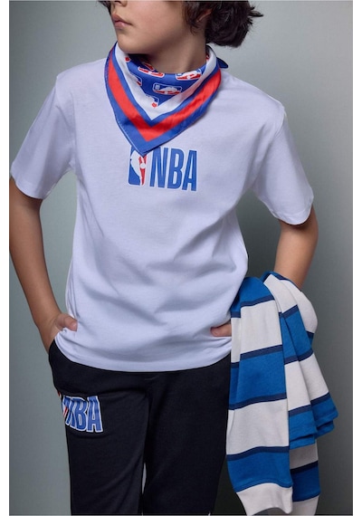Defacto Nba Tişört Erkek Çocuk G7616a826smwt34 Beyaz-wt34