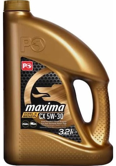 Petrol Ofisi Maxima CX 5W-30 Partiküllü Tam Sentetik Motor Yağı 3.2 L