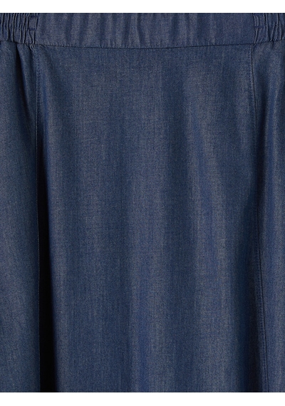 Lcw Grace Siyah Beli Lastikli Kloş Jean Etek