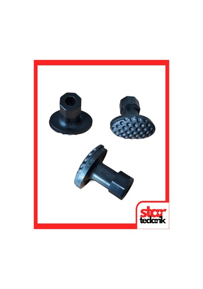 Pdr Boyasız Göçük Düzeltme Plastiği Siyah Elips 25x16 Mm - D. N6 - Siyah