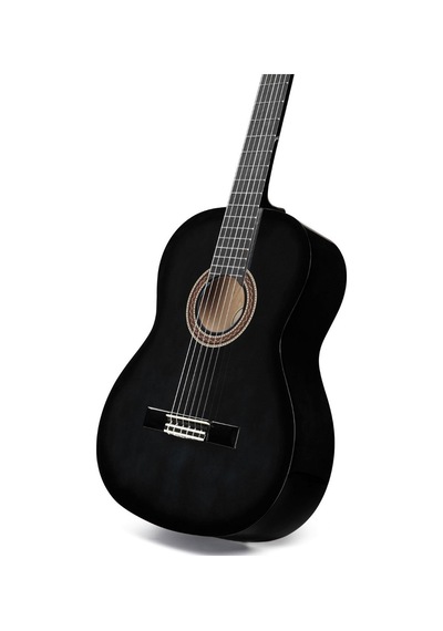 Valencia Vc104tbk Klasik Gitar 4/4 Siyah Sap Çelikli - Klasik Siyah - Başlangıç