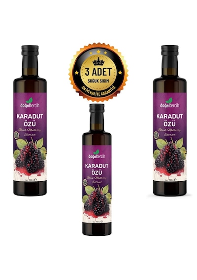 Doğaltercih Karadut Özü Black Mulberry Extract 700 Gr X 3 Adet