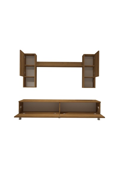 Decoraktiv Eko 5da Mdf Std Krom Ayaklı Tv Ünitesi Tv Sehpası Pera