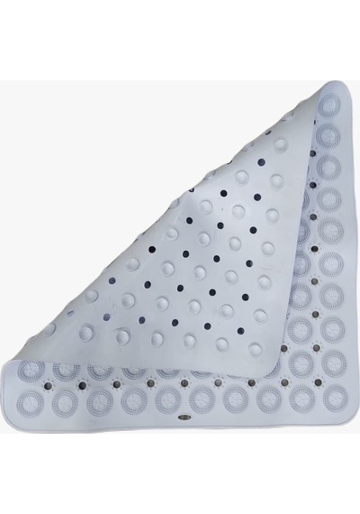 İsgstore Kare Masajlı Silikon Banyo & Duş Kaydırmazı Beyaz 2 Adet Beyaz