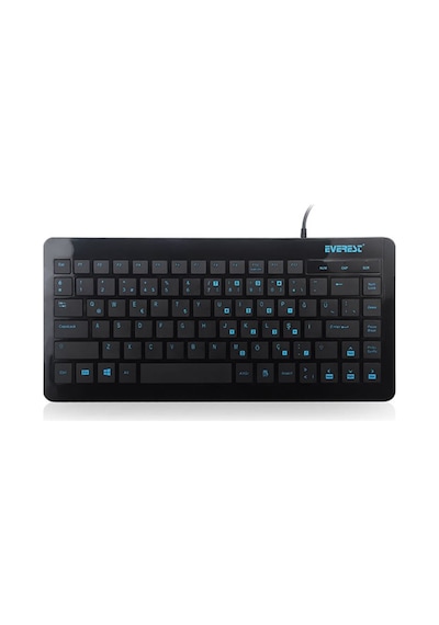 Everest KB-410 USB Kablolu Mini Multimedya Q Klavye