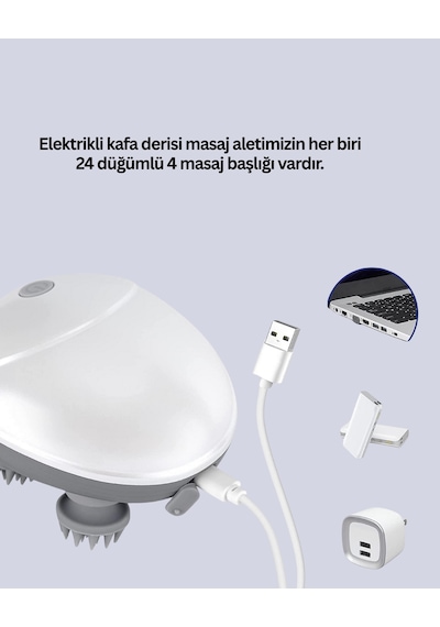 Kk17 Kafa Masaj Aleti Beyaz