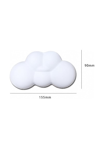 Klasse Cloud Mouse Bilek Desteği, Bulut Ergopad, Kaymaz Tabanlı, Nefes Alan Kumaş, Ağrı Önleyic