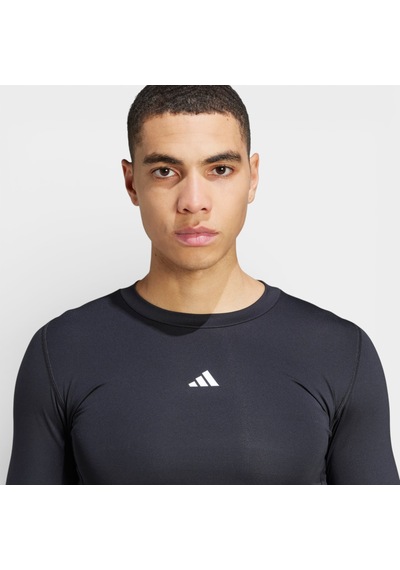 Adidas Tf Ls Tee M Jp2944 Uzun Kol Erkek Tişört Siyah