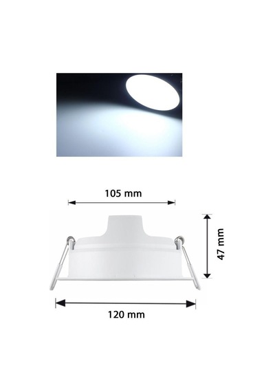 Philips 7-7,5W Led Spot Lamba Beyaz ( Delik Çapı : 10,5 CM ) Philips 7-7,5W Led Spot Lamba Beyaz ( Delik Çapı : 10,5 CM )