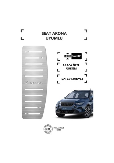 Seat Arona Ayak Dinlendirme Pedalı Krom Ayak Dayama Pedalı
