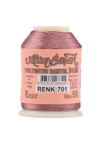 Hubrendy Tedarik Altınbaşak Oya Ve Dantel İpi 20 Gr - Royaleks - No: 701