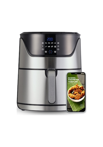 Kumtel HAF-08 Digital Fastfryer (Yağsız Fritöz Airfryer)