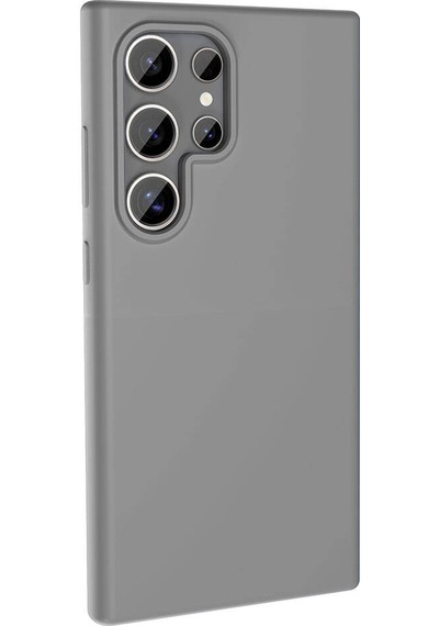 Galaxy S23 Ultra Kılıf M-safe Şarj Özellikli Sıvı Teknolojili Silinebilir Sert Zore Kivi Kapak Lacivert